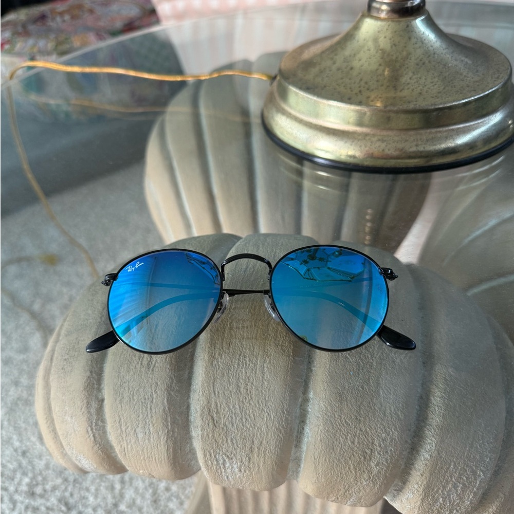 Ray-Ban Black and Blue Sunglasses